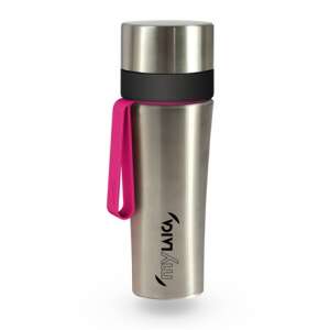 MyLaica BR60B06 stainless steel water filter bottle with pink handle - Water Bottle