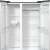 Gorenje NRR9185EAXL side by side refrigerator interior with shelves and drawers
