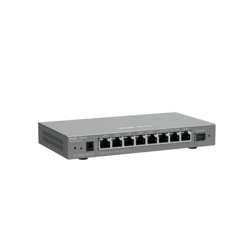 Reyee RG-EG21009S 9-Port Gigabit Cloud Management Router Angled View