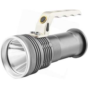 ENTAC EFL-5W-T6-ALU LED flashlight, 5W, aluminum, waterproof, rechargeable, 400 lumens, 150m beam distance - Flashlight & Headlamp