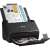 Epson WorkForce ES-500WII document scanner, side view with paper in the feeder