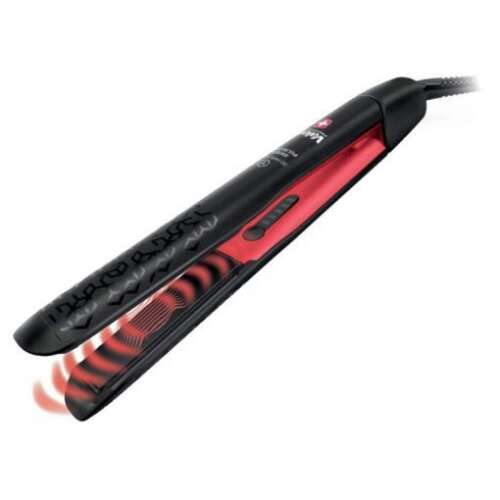 Valera 101.20/I SWISS X PULSECARE Haarglätter, schwarz und rot, mit einem gemusterten Design