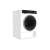 Sharp KD-HHH7S7GW21-EE heat pump dryer, white, 7 kg capacity, 15 programs, LED touch display, BubbleDrum, A++ energy class, side view