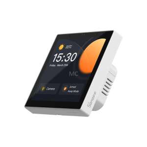 Sonoff NSPanel Pro smart home control panel, angled view - Smart home accessories and accessories