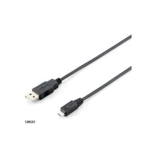 Equip 128523 USB 2.0 A-microB kábel apa/apa 1,8m 75118787 