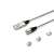 SAVIO KABEL MAGNETYCZNY USB - USB TYP C, MICRO I LIGHTNING, 1M, SREBRNY CL-153 133726808