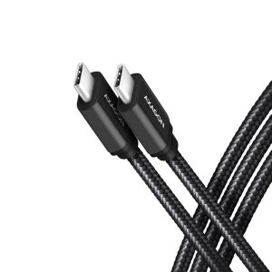 Kabel Axagon USB-C do USB-C z oplotem - Kabel USB