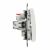 Schneider Sedna Design white single pole switch side view
