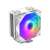 ID-Cooling SE-224-XTS ARGB WHITE CPU cooler, white, angled view