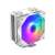 ID-Cooling SE-224-XTS ARGB WHITE CPU cooler, white, angled view