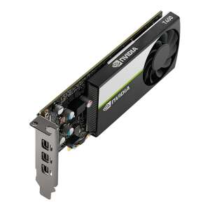 PNY NVIDIA Quadro T400 4GB graphics card, angled view - Graphics Card