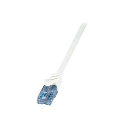 LogiLink CAT6A U/UTP kabel patchowy, biały, 5 metrów