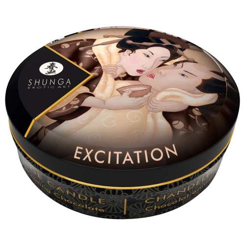 Shunga Excitation Masszázsgyertya - Csokoládé, 30ml - Otthon és kert