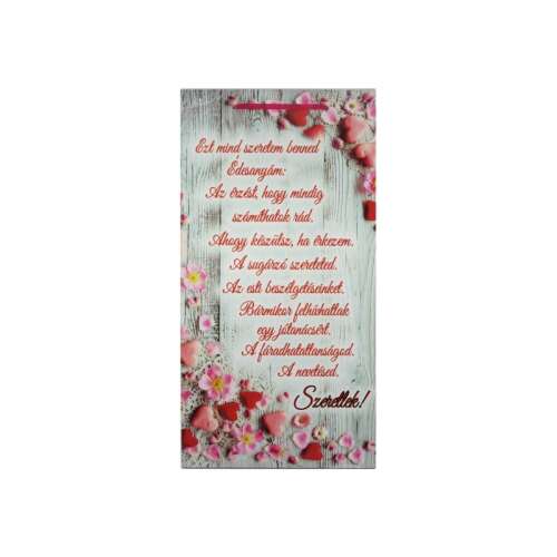 Anyáknapi fali tábla 26x0.6x50 cm