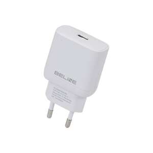 Beline BLNCB30 30W ładowarka USB-C z technologią szybkiego ładowania PD 3.0, biała - Karta sieciowa