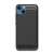 iPhone 15 black carbon fiber case, back cover, phone case, protective case, front view