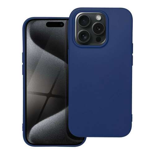 Forcell Soft dunkelblaue Silikonhülle für iPhone 15 Pro