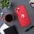 Red silicone case for iPhone 15 Plus, Forcell Soft brand