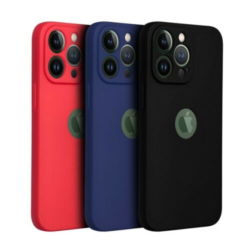 Forcell iPhone 15 Pro Szilikon Tokok - Piros, Kék és Fekete színválaszték