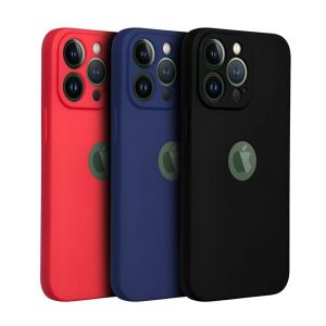 Forcell iPhone 15 Pro Silikonhüllen - Farboptionen Rot, Blau und Schwarz - Forcell Handyhüllen