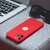 Red silicone case for iPhone 15 Pro, Forcell Soft