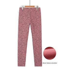 Glo Story warme Fleece-gefütterte Leggings für Mädchen, Leopardenmuster, rosa, 2-3 Jahre - Mode & Kleidung