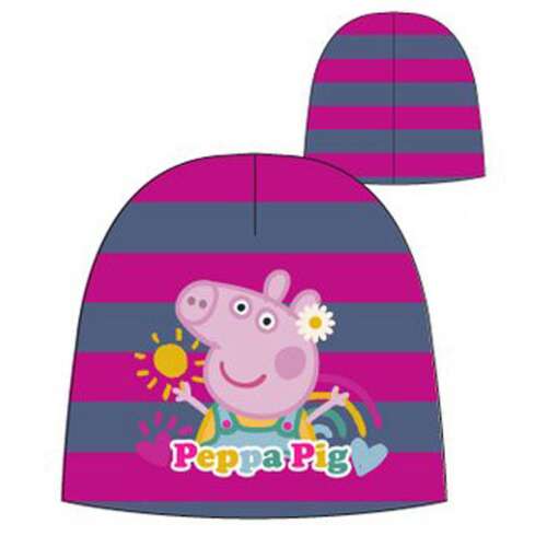 Peppa malac napozó sapka gyerekeknek, 52 cm, csíkos mintával - Baba és gyerek divat