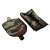 Multifunctional survival kit, folding shovel, steel, 16 pieces, black/silver color, camo carrying case
