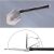 Többfunkciós túlélőkészlet folding shovel with angle adjustment diagram