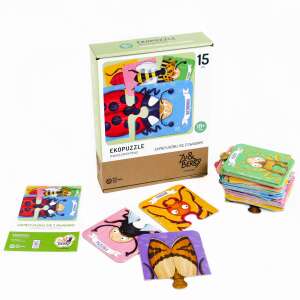 MUDUKO Puzzles kisgyermekeknek Barátkozzatok a rovarokkal Ecopuzzles két darab 18m+ 75178317 Társasjátékok