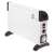 Mesko MS7741w electric heater, side view, white, 2000W