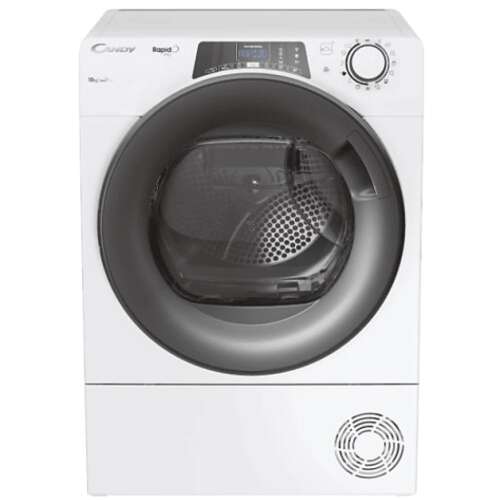 Candy RPE H10A2TER-S Hőszivattyús szárítógép, 10 kg, 16 program, Snap&Dry, Easy Case, A++ energiaosztály, Fehér-Fekete