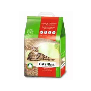 Cat's Best Original Katzenstreu, 20l, 8,6kg, pflanzenbasiert, geruchsneutral, klumpend, natürlich - Viehzucht