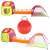 Collage of Springos Pop Up Play Tent with Tunnel, ball pit, and carrying bag