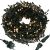 Springos 1000 LED Warm White Christmas Lights, 60m, with Power Plug and Connector