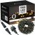Springos 1000 LED Warmweiße Weihnachtsbeleuchtung, 60m, Innen/Außen, mit Box
