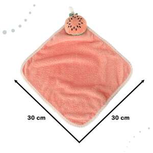 Gyermek kéztörlő óvodai 30x30cm rózsaszín görögdinnye 75180406 Fürdetési kellékek
