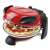 G3 Ferrari Delizia EVO RED pizza oven with a pizza inside