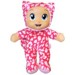 My Baby Tumbles & Friends plush toy, pink and white leopard print, standing - Interactive Plush Toy