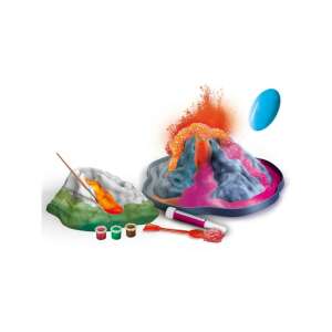 Set Clementoni Știință și Joacă - Vulcan Luminos cu efect de erupție - Clementoni
