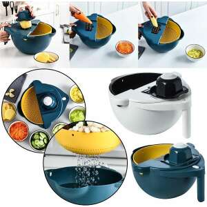 Szeletelőkészlet , szűrőtál , gyümölcsökhöz , zöldségekhez