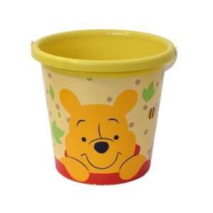 Micimackó homokozó vödör, sárga műanyag vödör Micimackó mintával - Felfújható játék & Strandjáték