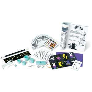 KidzLabs Magic Kit Inhalt, einschließlich Zauberstab, Karten, Würfel, Becher, Seil und anderes Zubehör - Zaubertricks