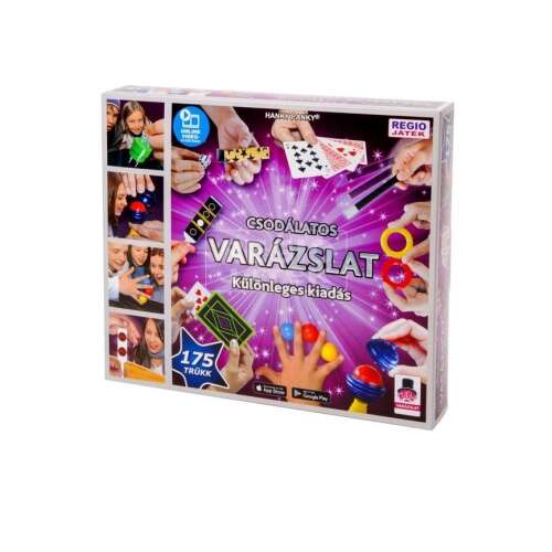 Zauberkasten mit 175 Tricks, Zaubertricks für Kinder, Zauberset für Anfänger, Lerne Zaubertricks