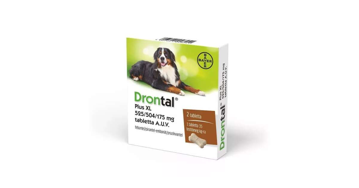 Drontal Plus 35 kg tabletta 2x | Pepita.hu