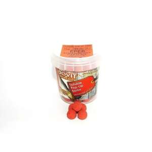 Dovit Oldódó Pop-Up Boili, Eper, 15mm, Horgász Csalétek - Morzsa