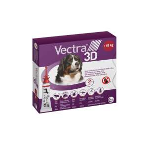 Vectra 3D rácsepegtető oldat óriás testű kutyáknak XL (40-66kg) 3x 75218295 