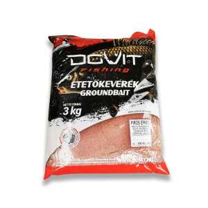 Dovit Horgász Etetőkeverék - Piros Epres 3kg - Morzsa