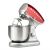 G3 Ferrari Pastaio Deluxe red and silver stand mixer with flat beater