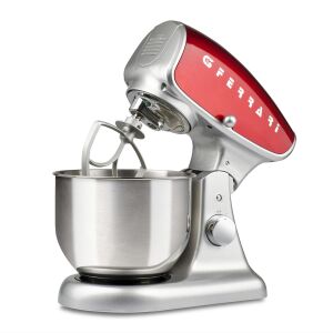 G3 Ferrari Pastaio Deluxe stand mixer, red and silver, professional kitchen machine - Hand Chopper and Kitchen Machine
